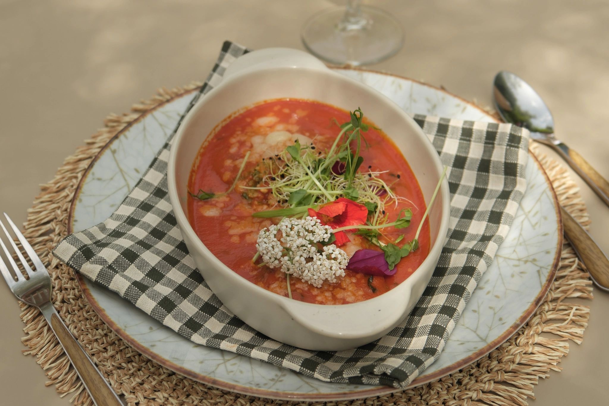 Repas raffiné dans un restaurant original en Corse-du-Sud
