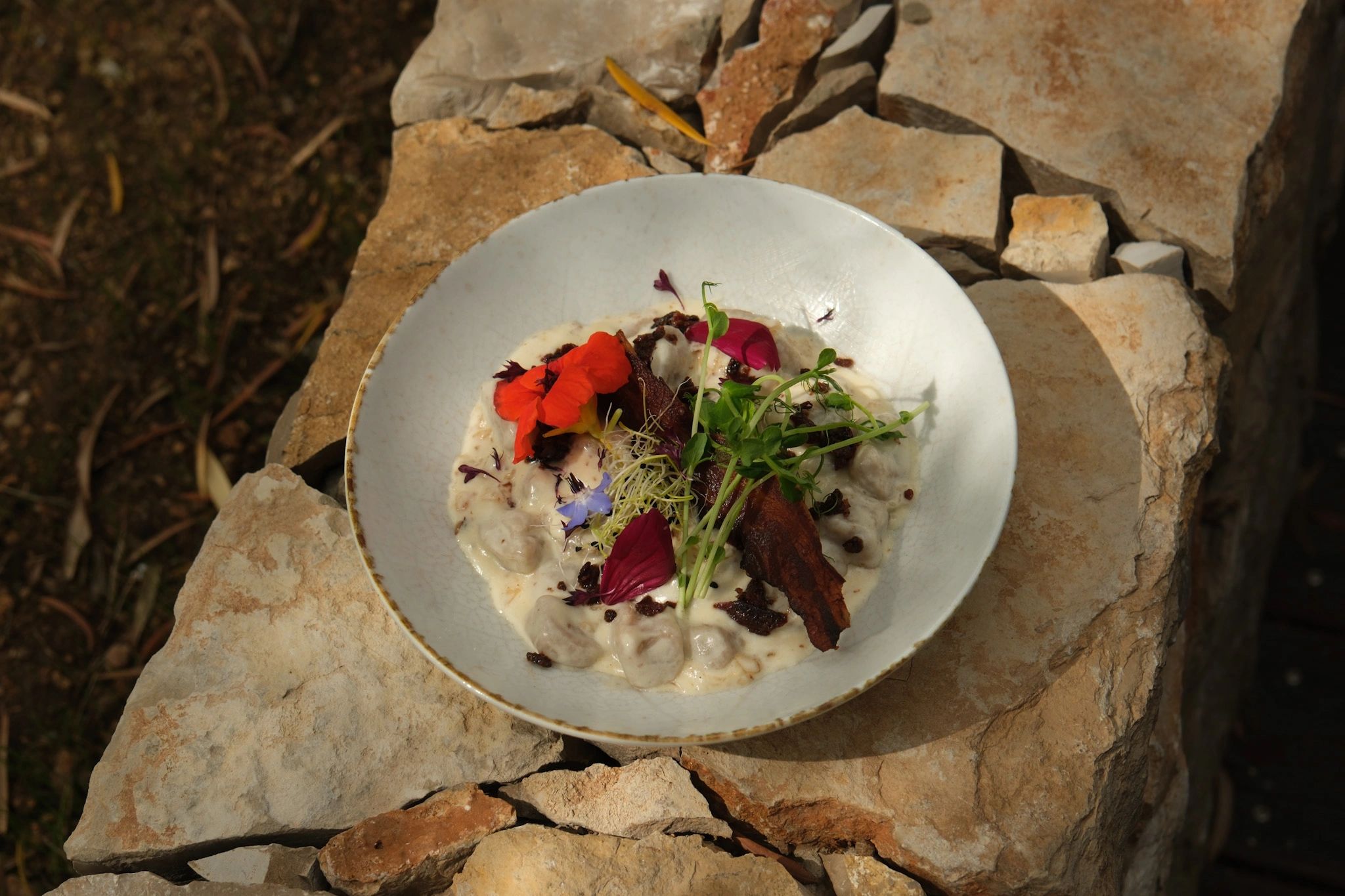 Repas rafiné aux saveurs de la méditérannée